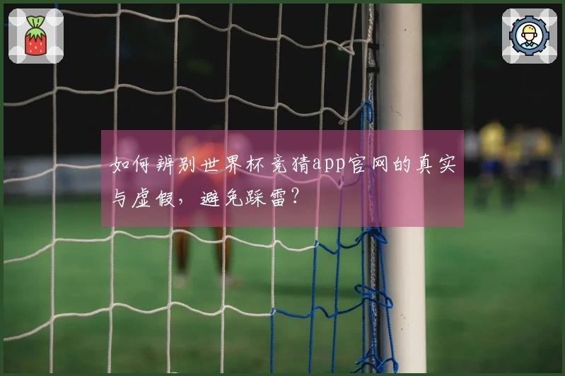 如何辨别世界杯竞猜app官网的真实与虚假，避免踩雷？